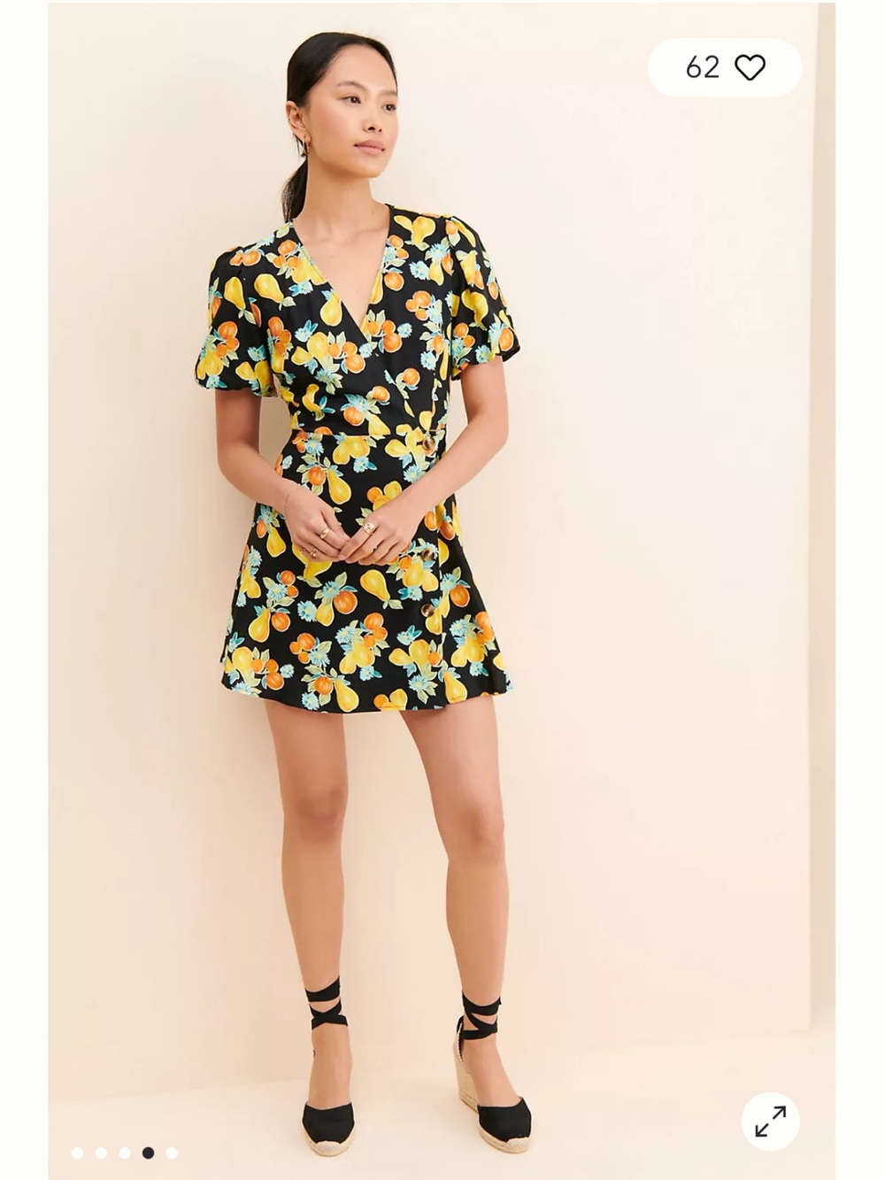 Anthropologie Greylin Linn Fruit Tropics Dress